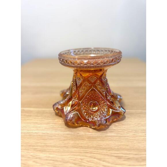 Marigold Carnival Glass Candy Dish VINTAGE - Picture 4 of 6